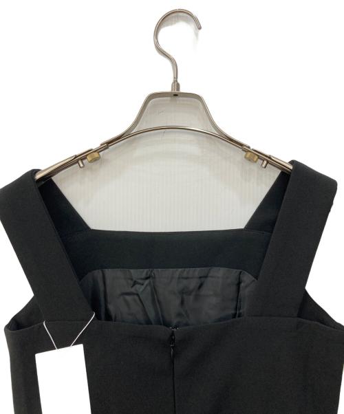 JENNE（ジェンヌ）JENNE (ジェンヌ) リトルブラック 裾リボンワンピース ブラック サイズ:S 未使用品の古着・服飾アイテム