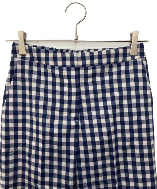 JENNE（ジェンヌ）JENNE (ジェンヌ) ギンガムチェックサマーパンツ ネイビー サイズ:XSの古着・服飾アイテム