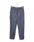 JENNE（ジェンヌ）の古着「ギンガムチェックサマーパンツ」｜ネイビー