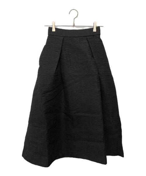 JENNE（ジェンヌ）JENNE (ジェンヌ) オーガンジーボリュームスカート ブラック サイズ:Sの古着・服飾アイテム