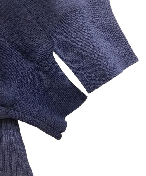 JENNE（ジェンヌ）JENNE (ジェンヌ) French配色アンサンブルニット ネイビー サイズ:S 未使用品の古着・服飾アイテム