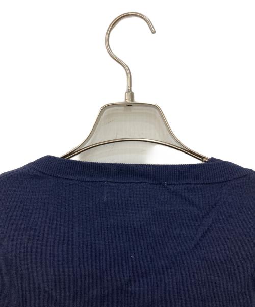 JENNE（ジェンヌ）JENNE (ジェンヌ) French配色アンサンブルニット ネイビー サイズ:S 未使用品の古着・服飾アイテム