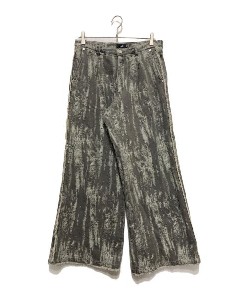 HARE（ハレ）HARE (ハレ) SHADOW FADE デニムパンツ グレー サイズ:Ⅿの古着・服飾アイテム