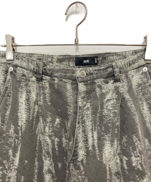HARE（ハレ）HARE (ハレ) SHADOW FADE デニムパンツ グレー サイズ:Ⅿの古着・服飾アイテム