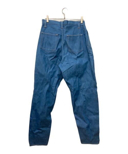 E.TAUTZ（イートーツ）E.TAUTZ (イートーツ) PLEATED CHORE TROUSSERS インディゴ サイズ:32の古着・服飾アイテム