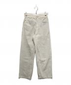 YANUKヤヌーク）の古着「Lilithカットオフデニムパンツ」｜アイボリー