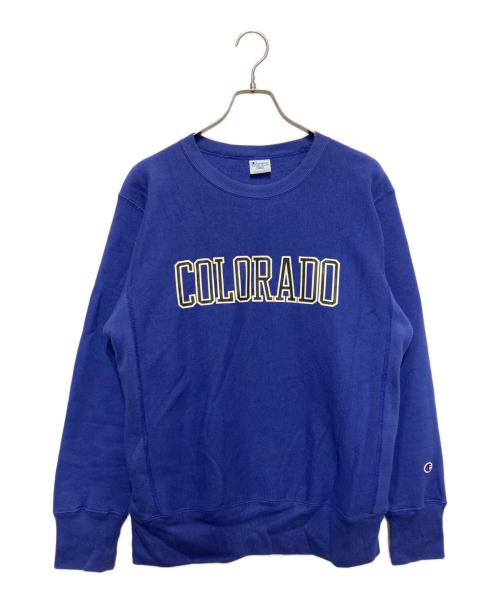 Champion REVERSE WEAVE（チャンピオン リバース ウィーブ）Champion REVERSE WEAVE (チャンピオン リバース ウィーブ) スウェット ブルー サイズ:Lの古着・服飾アイテム