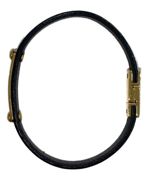 Saint Laurent Paris（サンローランパリ）Saint Laurent Paris (サンローランパリ) idプレートブレスレット ブラック サイズ:Mの古着・服飾アイテム