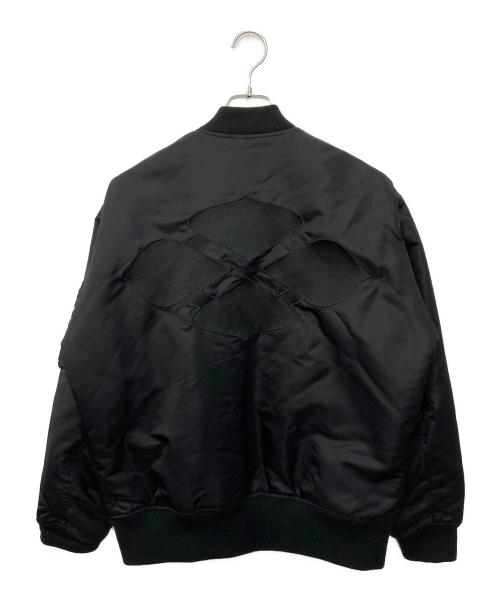 BUDS POOL（バッズプール）BUDS POOL (バッズプール) Gakkin (ガッキン) 花罰 MA-1 フライトジャケット ブラック サイズ:Mの古着・服飾アイテム