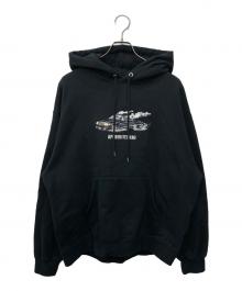 BUDS POOL（バッズプール）の古着「SMOKE CAR HOODED SWEAT SHIRT」｜ブラック