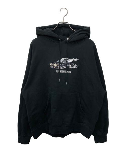 BUDS POOL（バッズプール）BUDS POOL (バッズプール) SMOKE CAR HOODED SWEAT SHIRT ブラック サイズ:Lの古着・服飾アイテム