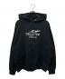 BUDS POOL（バッズプール）の古着「SMOKE CAR HOODED SWEAT SHIRT」｜ブラック