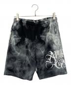 BUDS POOLバッズプール）の古着「SMOKE CLASSIC SHORTS BLACK」｜グレー