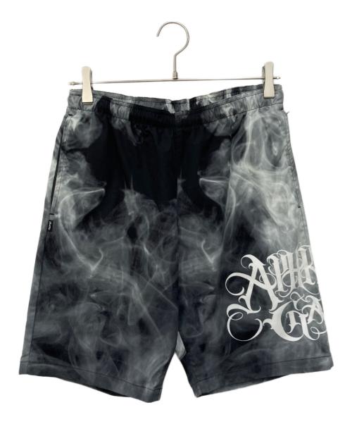BUDS POOL（バッズプール）BUDS POOL (バッズプール) SMOKE CLASSIC SHORTS BLACK グレー サイズ:Ｍの古着・服飾アイテム