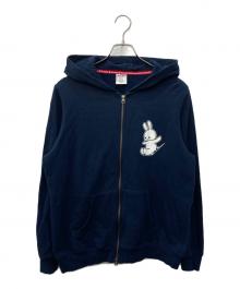 CUBE（キューブ）の古着「ウサギパーカー」｜ネイビー