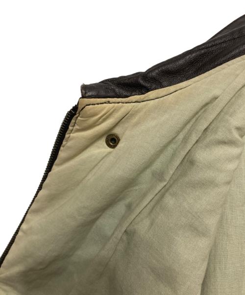 airborne（エアボーン）airborne (エアボーン) 90s A-2 レザージャケット ブラウン サイズ:不明の古着・服飾アイテム