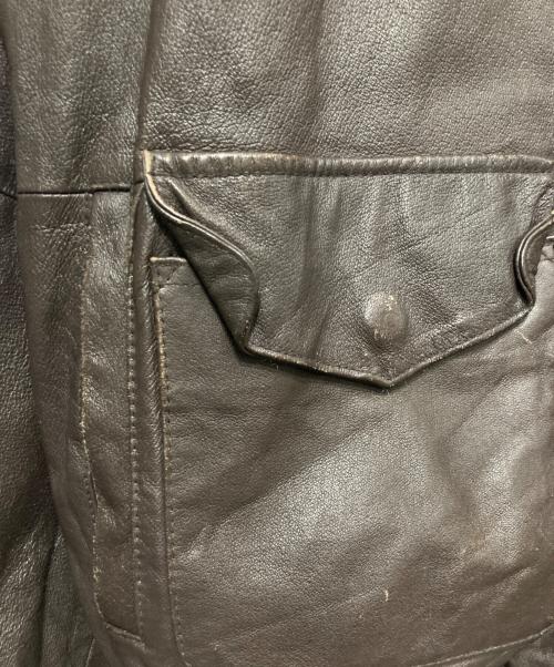 airborne（エアボーン）airborne (エアボーン) 90s A-2 レザージャケット ブラウン サイズ:不明の古着・服飾アイテム