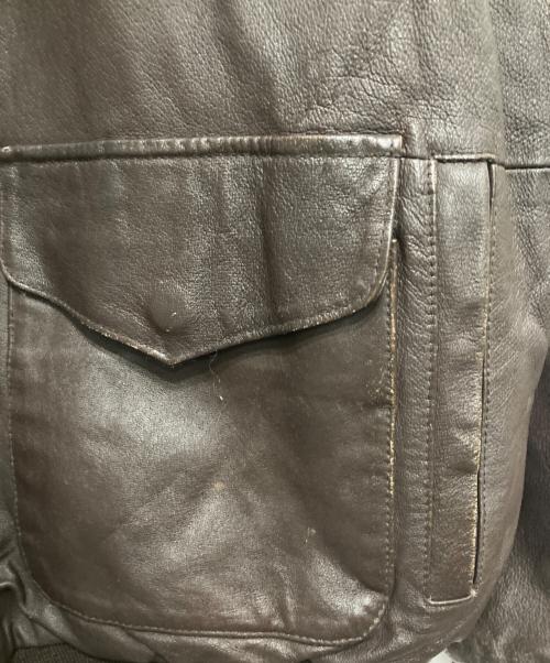airborne（エアボーン）airborne (エアボーン) 90s A-2 レザージャケット ブラウン サイズ:不明の古着・服飾アイテム