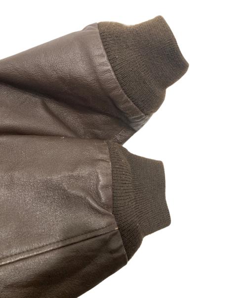 airborne（エアボーン）airborne (エアボーン) 90s A-2 レザージャケット ブラウン サイズ:不明の古着・服飾アイテム