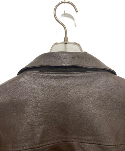 airborne（エアボーン）airborne (エアボーン) 90s A-2 レザージャケット ブラウン サイズ:不明の古着・服飾アイテム