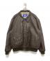 airborne（エアボーン）の古着「90s A-2 レザージャケット」｜ブラウン