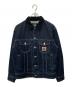 X-LARGE（エクストララージ）の古着「PATCHED TRUCKER JACKET」｜インディゴ