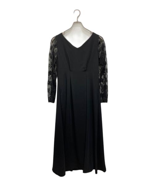 Ameri（アメリ）AMERI (アメリ) VINTAGE LACE SLEEVE REFINED DRESS ブラック サイズ:FREEの古着・服飾アイテム