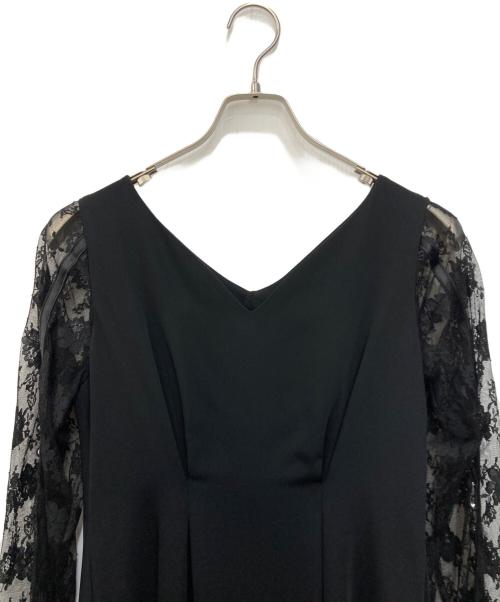 Ameri（アメリ）AMERI (アメリ) VINTAGE LACE SLEEVE REFINED DRESS ブラック サイズ:FREEの古着・服飾アイテム