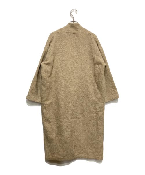 evam eva（エヴァムエヴァ）evam eva (エヴァムエヴァ) wool tweed long robe ベージュ サイズ:不明の古着・服飾アイテム