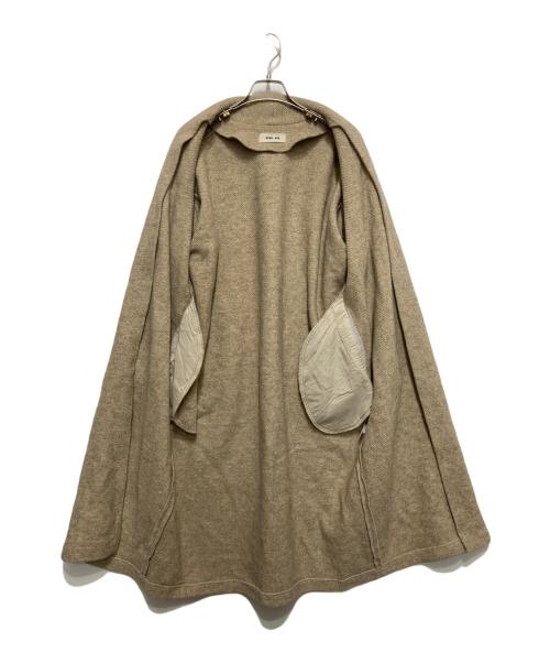 evam eva（エヴァムエヴァ）evam eva (エヴァムエヴァ) wool tweed long robe ベージュ サイズ:不明の古着・服飾アイテム