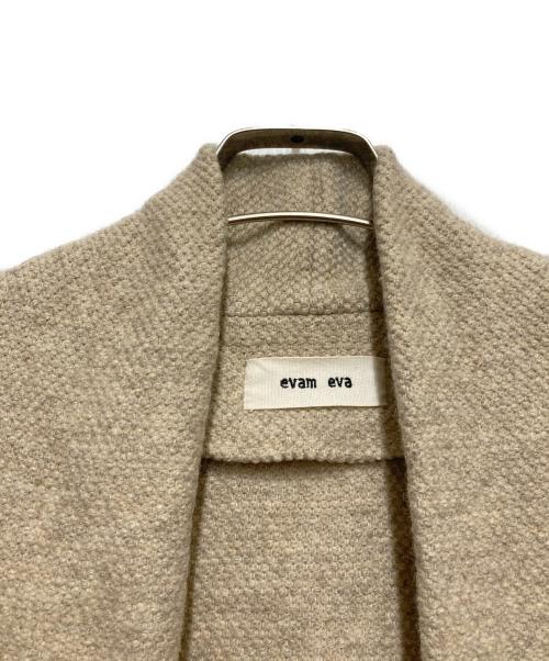 evam eva（エヴァムエヴァ）evam eva (エヴァムエヴァ) wool tweed long robe ベージュ サイズ:不明の古着・服飾アイテム