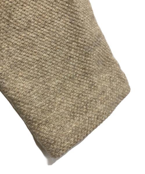 evam eva（エヴァムエヴァ）evam eva (エヴァムエヴァ) wool tweed long robe ベージュ サイズ:不明の古着・服飾アイテム