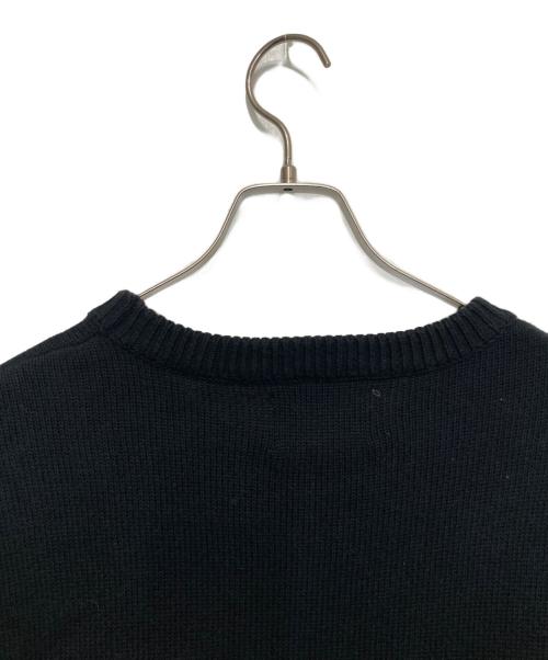 stussy（ステューシー）stussy (ステューシー) Curly S Sweater ブラック サイズ:Lの古着・服飾アイテム