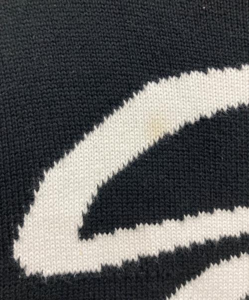 stussy（ステューシー）stussy (ステューシー) Curly S Sweater ブラック サイズ:Lの古着・服飾アイテム