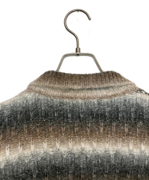 OBEY（オベイ）OBEY (オベイ) REGGIE ZIP UP CARDIGAN ベージュ サイズ:Ⅿの古着・服飾アイテム