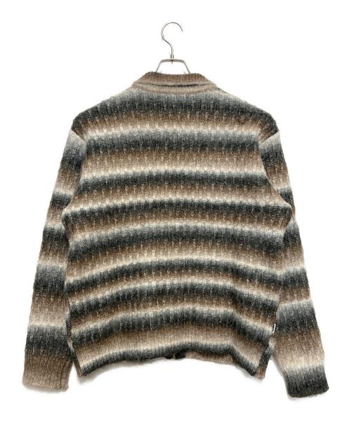 OBEY（オベイ）OBEY (オベイ) REGGIE ZIP UP CARDIGAN ベージュ サイズ:Ⅿの古着・服飾アイテム