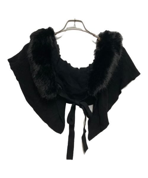 HER LIP TO（ハーリップトゥ）Her lip to (ハーリップトゥ) Ritz Faux Fur Mini Dress ブラック サイズ:Mの古着・服飾アイテム