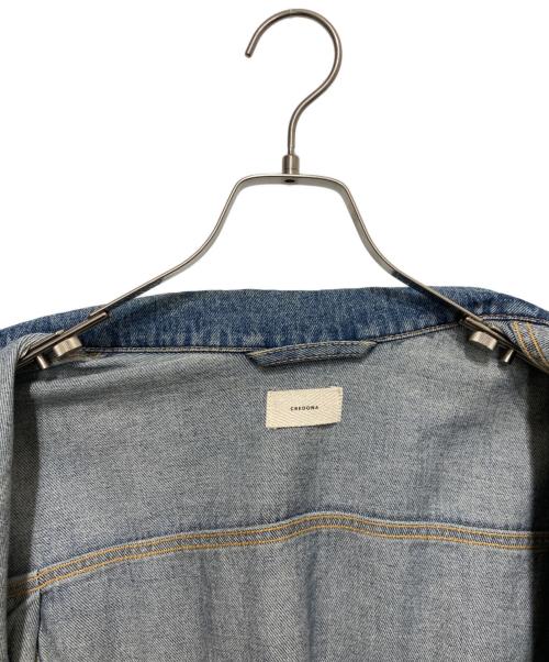 CREDONA（クレドナ）CREDONA (クレドナ) ルーズGジャン ブルー サイズ:FREEの古着・服飾アイテム