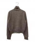 TODAYFULトゥデイフル）の古着「Wool Cashmere Turtle Knit」｜ブラウン