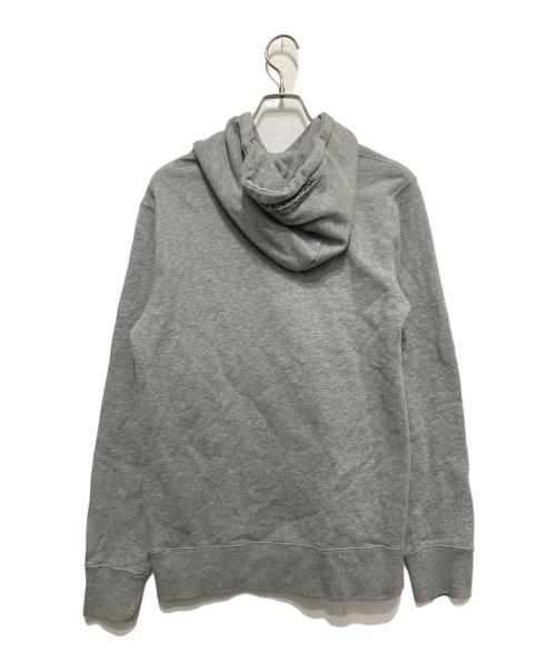 stussy（ステューシー）stussy (ステューシー) ロゴ刺繍プルオーバーパーカー グレー サイズ:Ⅿの古着・服飾アイテム