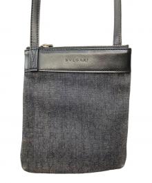 BVLGARI（ブルガリ）の古着「ロゴマニアショルダーバッグ」｜グレー