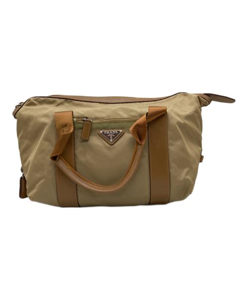 PRADA（プラダ）PRADA (プラダ) ハンドバッグ ベージュの古着・服飾アイテム