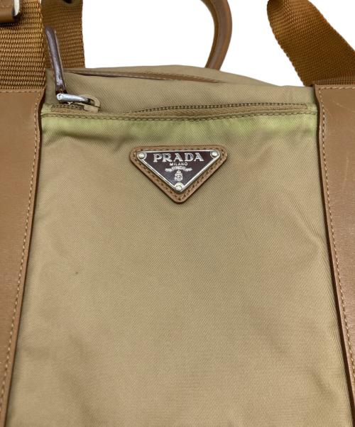 PRADA（プラダ）PRADA (プラダ) ハンドバッグ ベージュの古着・服飾アイテム