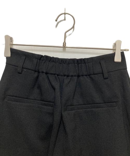 DONEEYU（ドニーユ）DONEEYU (ドニーユ) ウールライクツイルセミワイドパンツストレートラインパンツ ブラック サイズ:SIZE 36の古着・服飾アイテム