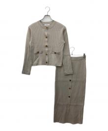 Mystrada（マイストラーダ）の古着「ニットセットアップ」｜ベージュ