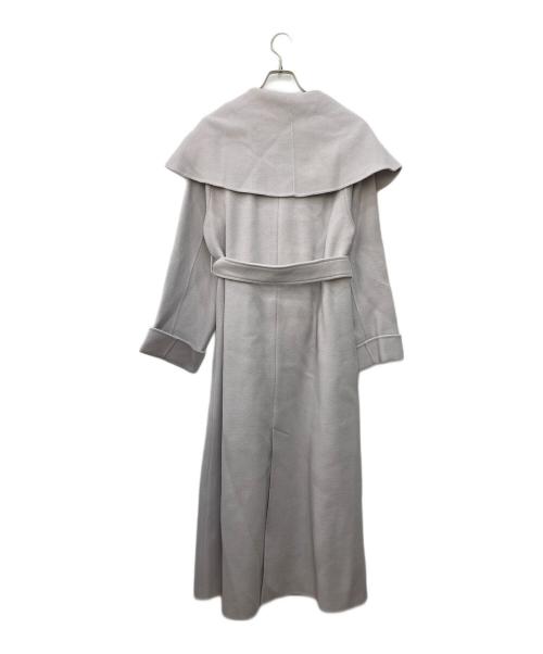 Mystrada（マイストラーダ）Mystrada (マイストラーダ) ケープカラーコート グレー サイズ:38 未使用品の古着・服飾アイテム