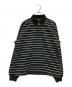 stussy（ステューシー）の古着「STRIPED RUGBY SHIRT」｜ブラック