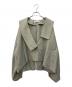 HeRIN.CYE（ヘリンドットサイ）の古着「Asymmetry collar jacket」｜グレー