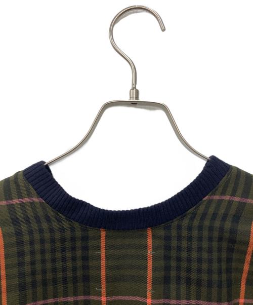 Ameri（アメリ）AMERI (アメリ) HEERFUL CHECK TOP オリーブ サイズ:FREEの古着・服飾アイテム
