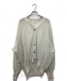HeRIN.CYE（ヘリンドットサイ）の古着「SUKASHI knit cardigan」｜ベージュ